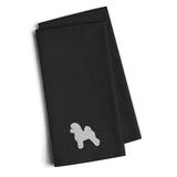 Caroline'S Treasures Bb3445Bktwe Bichon Frise Black Embroidered Kitchen Towel (Set Of 2), 28 H X 19 W, Multicolor