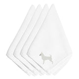 Caroline'S Treasures Bb3450Npke Chihuahua Embroidered Napkins (Set Of 4), 20, Multicolor