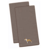 Caroline'S Treasures Bb3454Gytwe Staffordshire Bull Terrier Gray Embroidered Kitchen Towel (Set Of 2), 28 X 19, Multic