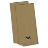 Caroline'S Treasures Bb3457Tntwe Airedale Terrier Tan Embroidered Kitchen Towel (Set Of 2), 28 X 19, Multicolor