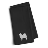 Caroline'S Treasures Bb3459Bktwe Samoyed Black Embroidered Kitchen Towel (Set Of 2), 28 H X 19 W, Multicolor