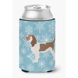 Caroline'S Treasures Winter Snowflake Grand Basset Griffon Vendeen Can Or Bottle Hugger Bb3490Cc, Can Hugger, Multicolor