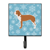 Caroline'S Treasures Winter Snowflake Spanish Hound Leash Or Key Holder Bb3491Sh4, Small, Multicolor