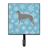 Caroline'S Treasures Winter Snowflake Scottish Deerhound Leash Or Key Holder Bb3496Sh4, Small, Multicolor