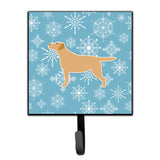 Caroline'S Treasures Winter Snowflake Yellow Labrador Retriever Leash Or Key Holder Bb3497Sh4, Small, Multicolor