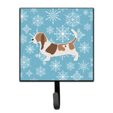 Caroline'S Treasures Winter Snowflake Basset Hound Leash Or Key Holder Bb3502Sh4, Small, Multicolor
