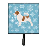 Caroline'S Treasures Winter Snowflake Jack Russell Terrier Leash Or Key Holder Bb3507Sh4, Small, Multicolor