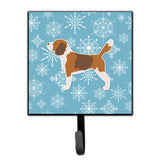 Caroline'S Treasures Winter Snowflake Beagle Leash Or Key Holder Bb3510Sh4, Small, Multicolor