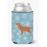 Caroline'S Treasures Winter Snowflake English Cocker Spaniel Can Or Bottle Hugger Bb3512Cc, Can Hugger, Multicolor