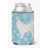 Caroline'S Treasures Bb3527Cc Winter Snowflake Polish Tatra Sheepdog Can Or Bottle Hugger, Multicolor