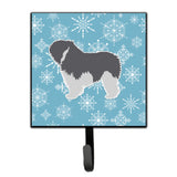 Caroline'S Treasures Winter Snowflake Polish Lowland Sheepdog Dog Leash Or Key Holder Bb3532Sh4, Small, Multicolor