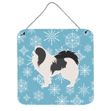 Caroline'S Treasures Winter Snowflake Japanese Chin Wall Or Door Hanging Prints Bb3537Ds66, 6 X 6, Multicolor