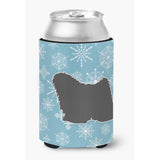 Caroline'S Treasures Winter Snowflake Puli Can Or Bottle Hugger Bb3563Cc, Can Hugger, Multicolor