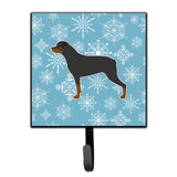 Caroline'S Treasures Winter Snowflake Rottweiler Leash Or Key Holder Bb3566Sh4, Small, Multicolor