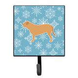 Caroline'S Treasures Winter Snowflake Dogue De Bordeaux Leash Or Key Holder Bb3570Sh4, Small, Multicolor