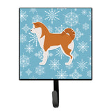 Caroline'S Treasures Winter Snowflake Akita Leash Or Key Holder Bb3572Sh4, Small, Multicolor