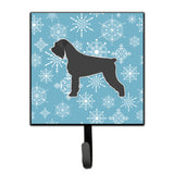 Caroline'S Treasures Winter Snowflake Giant Schnauzer Leash Or Key Holder Bb3573Sh4, Small, Multicolor