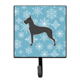 Caroline'S Treasures Winter Snowflake Dane Leash Or Key Holder Bb3575Sh4, Small, Multicolor