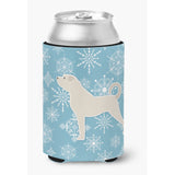Caroline'S Treasures Winter Snowflake Anatolian Shepherd Can Or Bottle Hugger Bb3577Cc, Can Hugger, Multicolor