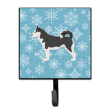 Caroline'S Treasures Winter Snowflake Siberian Husky Leash Or Key Holder Bb3580Sh4, Small, Multicolor