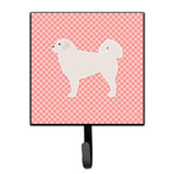Caroline'S Treasures Polish Tatra Sheepdog Checkerboard Pink Leash Or Key Holder Bb3627Sh4, Small, Multicolor