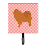 Caroline'S Treasures Chow Checkerboard Pink Leash Or Key Holder Bb3651Sh4, Small, Multicolor