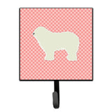 Caroline'S Treasures Komondor Checkerboard Pink Leash Or Key Holder Bb3655Sh4, Small, Multicolor
