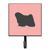 Caroline'S Treasures Puli Checkerboard Pink Leash Or Key Holder Bb3663Sh4, Small, Multicolor