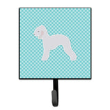 Caroline'S Treasures Bedlington Terrier Checkerboard Blue Leash Or Key Holder Bb3694Sh4, Small, Multicolor
