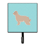 Caroline'S Treasures Pyrenean Shepherd Checkerboard Blue Leash Or Key Holder Bb3718Sh4, Small, Multicolor