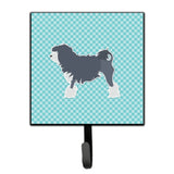 Caroline'S Treasures Lowchen Checkerboard Blue Leash Or Key Holder Bb3735Sh4, Small, Multicolor