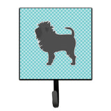 Caroline'S Treasures Affenpinscher Checkerboard Blue Leash Or Key Holder Bb3748Sh4, Small, Multicolor