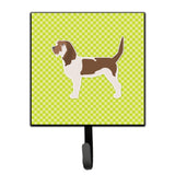 Caroline'S Treasures Grand Basset Griffon Vendeen Checkerboard Green Leash Or Key Holder Bb3790Sh4, Small, Multicolor