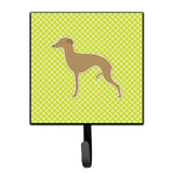 Caroline'S Treasures Italian Greyhound Checkerboard Green Leash Or Key Holder Bb3814Sh4, Small, Multicolor