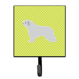 Caroline'S Treasures Spanish Water Dog Checkerboard Green Leash Or Key Holder Bb3815Sh4, Small, Multicolor