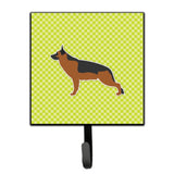 Caroline'S Treasures German Shepherd Checkerboard Green Leash Or Key Holder Bb3824Sh4, Small, Multicolor