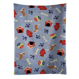 Caroline'S Treasures Bb3891Ktwl Spanish Hound Dog House Collection Kitchen Towel, 25 X 15, Multicolor