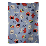 Caroline'S Treasures Bb3984Ktwl Dog House Golden Retriever Kitchen Towel, 25 X 15, Multicolor