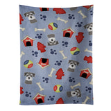 Caroline'S Treasures Bb3985Ktwl Dog House Collection Schnauzer Kitchen Towel, 25 X 15, Multicolor