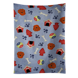 Caroline'S Treasures Bb3993Ktwl Longhair Red Dachshund Kitchen Towel, 25 X 15, Multicolor