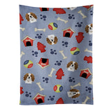 Caroline'S Treasures Bb4003Ktwl Dog House Cavalier Spaniel Kitchen Towel, 25 X 15, Multicolor
