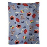 Caroline'S Treasures Bb4011Ktwl Dog House Collection Yorkie Puppy Kitchen Towel, 25 X 15, Multicolor