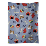 Caroline'S Treasures Bb4027Ktwl Dog House Collection Papillon Kitchen Towel, 25 X 15, Multicolor