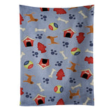 Caroline'S Treasures Bb4050Ktwl Dog House Collection Bloodhound Kitchen Towel, 25 X 15, Multicolor