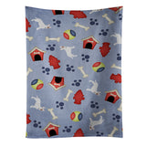 Caroline'S Treasures Bb4057Ktwl Dog House Collection Bull Terrier Kitchen Towel, 25 X 15, Multicolor