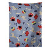 Caroline'S Treasures Bb4084Ktwl Dog House Golden Retriever Kitchen Towel, 25 X 15, Multicolor