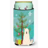 Caroline'S Treasures Merry Christmas Tree South Russian Sheepdog Tall Boy Beverage Insulator Hugger Bb4149Tbc, Multicolor