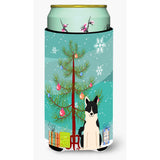 Caroline'S Treasures Merry Christmas Tree Russo-European Laika Spitz Tall Boy Beverage Insulator Hugger Bb4154Tbc, Multicolor,
