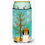 Caroline'S Treasures Merry Christmas Tree Petit Basset Griffon Veenden Tall Boy Beverage Insulator Hugger Bb4204Tbc, Multicolo