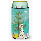 Caroline'S Treasures Merry Christmas Tree Dalmatian Tall Boy Beverage Insulator Hugger Bb4222Tbc, Multicolor